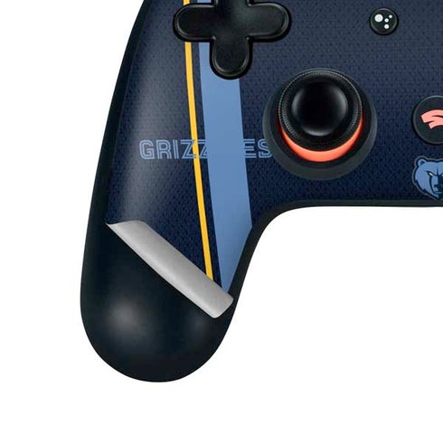 NBA Memphis Grizzlies Jersey Google Stadia Controller Skin